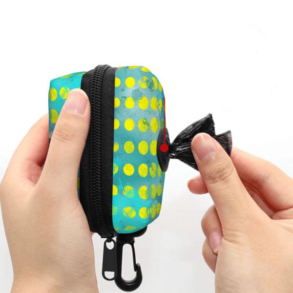 Kack & Pack mit Hundemotiv Eddy - Hundekottütentasche, Hundekotbeutelhalter, bunt, Polyster, Mischling, Mix, Deutscher Schäferhunde